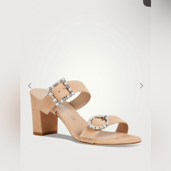 Stuart Weitzman Pearl Crystal Heels - Picture 3 of 8